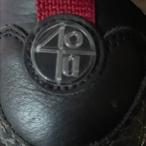 Jordan Black and Red Sneakers